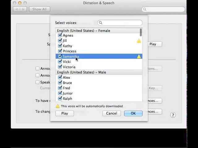 mac text to speech voices for windows 7